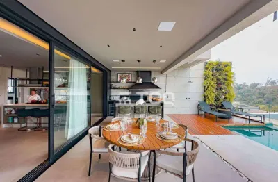 Casa com 4 dormitórios à venda, 470 m² por r$ 5.950.000,00 - gênesis 1 - santana de parnaíba/sp