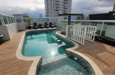 Apartamento para venda em praia grande, canto do forte, 2 dormitórios, 1 suíte, 2 banheiros, 2 vagas