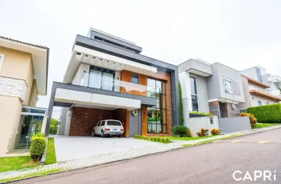 Casa em condomínio fechado com 3 quartos à venda na rua doutor lubumir viergbiski, 220, campo comprido, curitiba por r$ 3.200.000