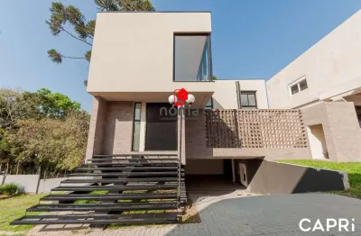 Casa em condomínio fechado com 3 quartos à venda na rua luiz tramontin, 1651, campo comprido, curitiba por r$ 2.800.000