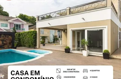 Casa em condomínio fechado com 4 quartos à venda na rua vereador ângelo burbello, 2591, umbará, curitiba por r$ 2.300.000