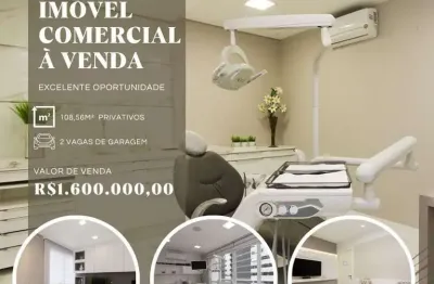 Sala comercial com 3 salas à venda na rep. argentina, 1336, água verde, curitiba por r$ 1.600.000
