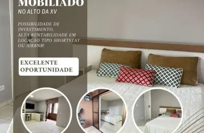 Apartamento com 1 quarto à venda na rua xv de novembro, 2050, alto da rua xv, curitiba por r$ 200.000