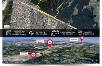 Terreno à venda na cidade gaúcha, águas belas, são josé dos pinhais por r$ 11.950.000
