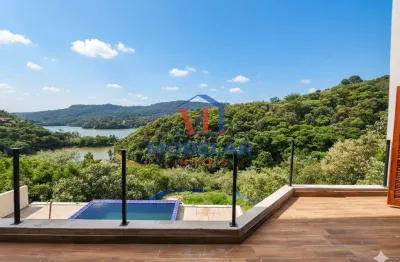 Lago da cantareira - casa em condomínio com 4 quartos à venda, 300m² - serra da cantareira - mairiporã/sp