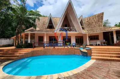 Gleba 2 - casa em condomínio com 4 quartos à venda, 512m² condomínio com acesso à represa - serra da cantareira - mairiporã/sp