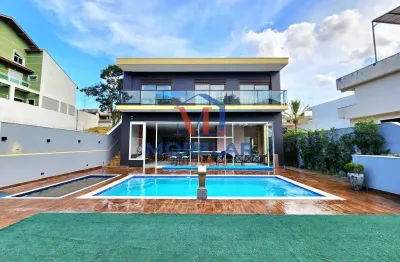 Estância da serra - casa de alto padrão em condomínio com 6 quartos à venda, 327m² - serra da cantareira - mairiporã/sp