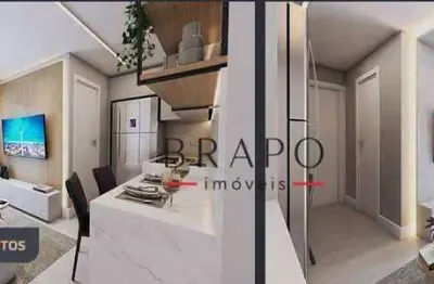 Apartamento com 1 dormitório à venda, 33 m²- boa vista - curitiba/pr