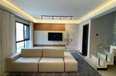 Sobrado com 3 dormitórios para alugar, 172 m² - santa felicidade - curitiba/pr