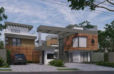 Sobrado com 3 dormitórios à venda, 172 m² - santa felicidade - curitiba/pr