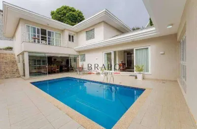 Casa com 4 dormitórios, 501 m² - venda ou locação - taboão - curitiba/pr