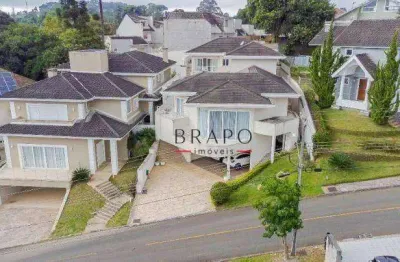 Casa com 4 dormitórios, 501 m² - venda ou locação - taboão - curitiba/pr