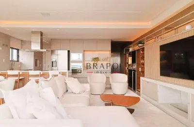 Apartamento com 3 dormitórios à venda, 153 m² - água verde - curitiba/pr
