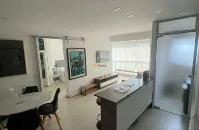 Apartamento com 1 quarto para alugar, 53m² - campo belo