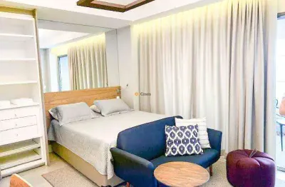 Apartamento para aluguel, 1 quarto, 2 suítes, 1 vaga, brooklin paulista - são paulo/sp