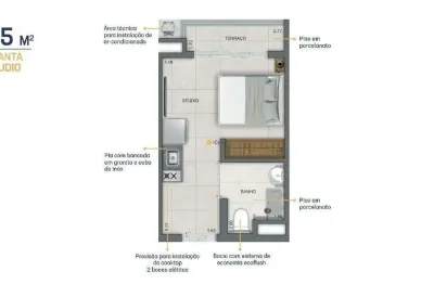Apartamento à venda, 1 quarto, 1 suíte, ipiranga - são paulo/sp