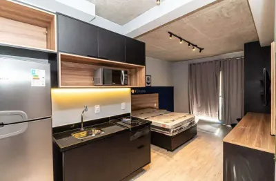 Studio mobiliado de 28m² em indianópolis – pronto para morar!
