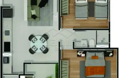 Apartamento 02 dormitórios, gravatá, navegantes- gran felicita up house