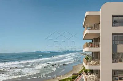 Apartamento frente mar, completa área de lazer, 02 suítes e 02 demi suítes, no gravatá, navegantes!