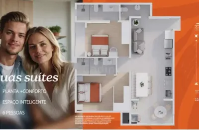 Apartamento 02 suítes à venda, r$887.000,00 bairro gravatá em navegantes