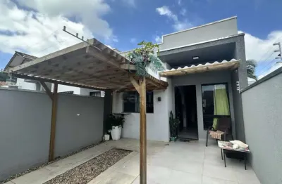 Casa geminada semi mobiliada, 02 dormitórios, 200 metros do mar, gravatá, navegantes, r$520.000,00