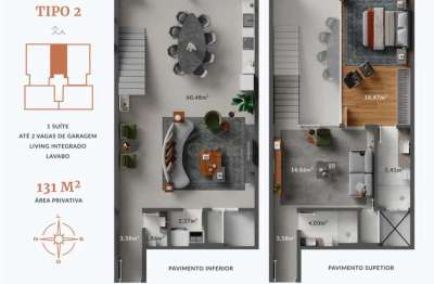Apartamento 01 dormitório, centro, navegantes- residencial amber tower