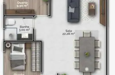 Apartamento 3 dormitórios à venda, com 01 suíte, r$852.000,00 no gravatá, navegantes/sc