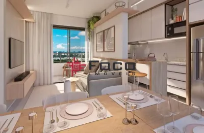 Apartamento à venda no jd das industrias com 02 dormitórios sendo 01 suíte e varanda gourmet - 54m².