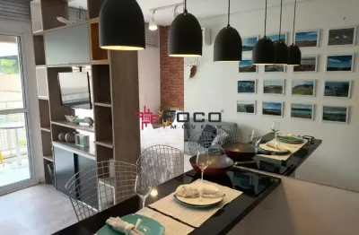 Apartamento mobiliado no edifício imotion / centro / 01 dormitório / varanda gourmet / 37 m² de área construída