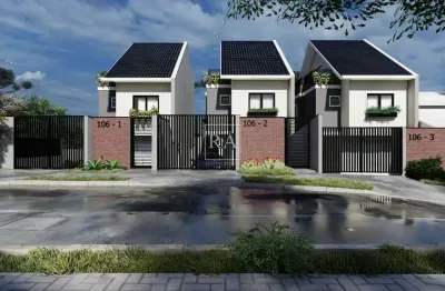 Casa com 3 quartos à venda na rua madre leopoldina de santa tereza, xaxim, curitiba, 107 m2 por r$ 630.000