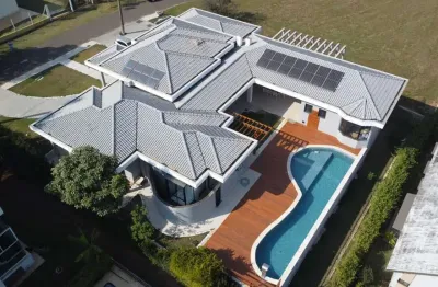 Casa alto padrão para venda em sorocaba, cond. vale do lago, 3 dormitórios, 3 suítes, 5 banheiros, 5 vagas