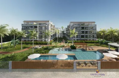 Apartamento à venda, 2 quartos, pé na areia, vista park residence, zona sul, ilhéus, bahia