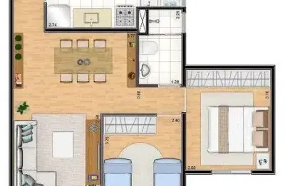 Apartamento à venda no bairro jardim nove de julho - são paulo/sp