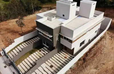 Casa em condomínio fechado com 3 quartos à venda no saco grande, florianópolis  por r$ 751.000