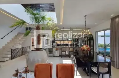 Casa em condomínio fechado com 5 quartos à venda no cacupé, florianópolis  por r$ 9.500.000