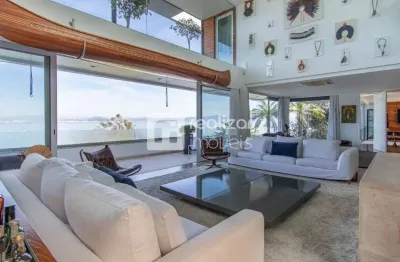 Casa em condomínio fechado com 6 quartos à venda no cacupé, florianópolis  por r$ 18.000.000