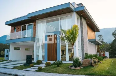 Casa em condomínio fechado com 5 quartos à venda no ratones, florianópolis  por r$ 4.500.000