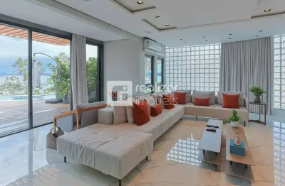 Casa em condomínio fechado com 5 quartos à venda no cacupé, florianópolis  por r$ 18.000.000