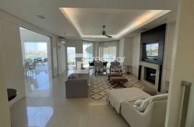 Casa em condomínio fechado com 6 quartos à venda no cacupé, florianópolis  por r$ 9.500.000