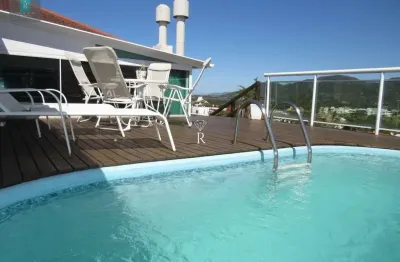 Cobertura com 3 quartos à venda no lagoa da conceição, florianópolis  por r$ 2.950.000