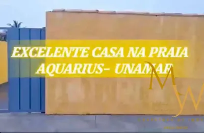 Excelente imóvel a 50mtrs da praia/
               aquarius- unamar