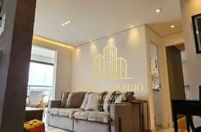 Apartamento a venda com varanda integrada na vila anastácio