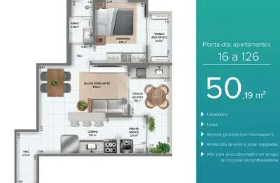 Apartamento com 1 quarto à venda na Vila Mirim, Praia Grande 