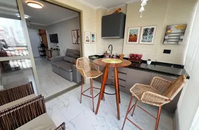 Apartamento com 2 quartos à venda em aviação, praia grande , 63 m2 por r$ 430.000