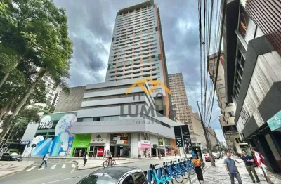 Studio com 1 dormitório à venda, 33 m² por r$ 470.000,00 - centro - curitiba/pr