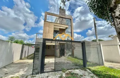 Sobrado com 3 dormitórios à venda, 146 m² por r$ 789.000 - fazendinha - curitiba/pr