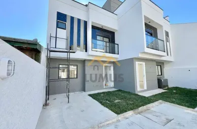 Sobrado com 3 dormitórios à venda, 130 m² por r$ 645.000 - portão - curitiba/pr