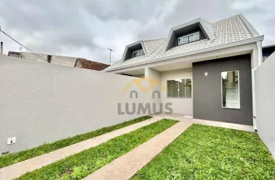 Casa com 2 dormitórios à venda, 64 m² por r$ 320.000 - cidade industrial - curitiba/pr