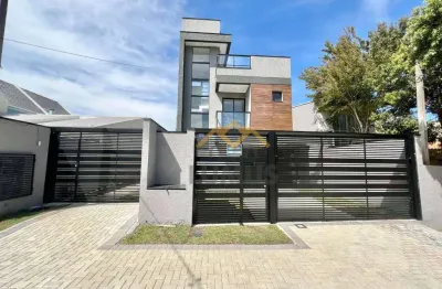 Sobrados com 3 dormitórios à venda - capão raso - curitiba/pr