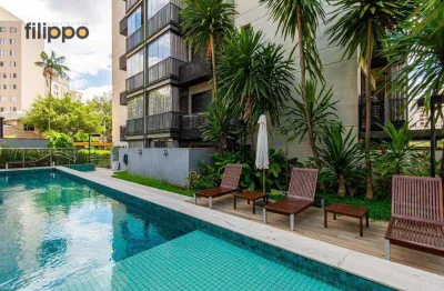 Apartamento com 1 dormitório para alugar, 31 m² por r$ 4.090,00/mês - chácara klabin - são paulo/sp